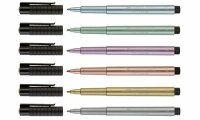 Faber Castell Tuschestift Pitt Artist Pen blue metallic