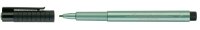 Faber Castell Tuschestift Pitt Artist Pen green metallic