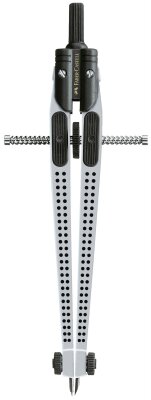 Faber Castell Schnellverstellzirkel Kr 390mm Grip silber