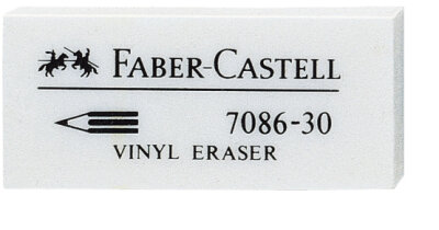 Faber Castell Radierer PVC-frei 7086-30 41x18x12 mm weiß