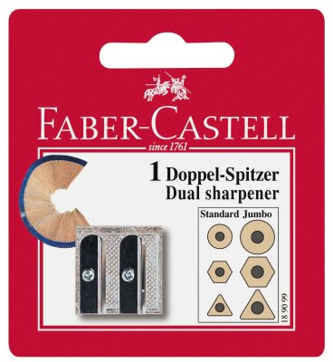 Faber Castell Doppelspitzer Metall BK