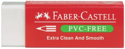 Faber Castell Radierer PVC-frei 60x22x11 mm weiß