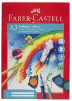 Faber Castell Zeichenblock Zeichenblock A3 20 Blatt...