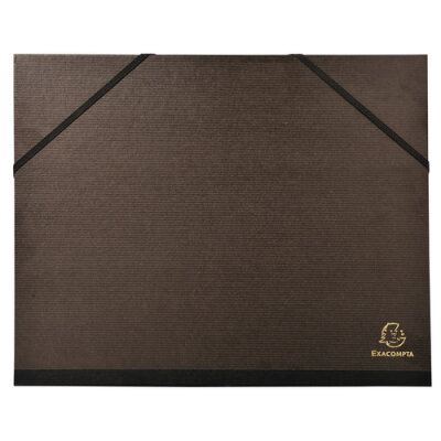 Exacompta Zeichenmappe 26x33 GZ Kraft sw