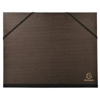 Exacompta Zeichenmappe 26x33 GZ Kraft sw