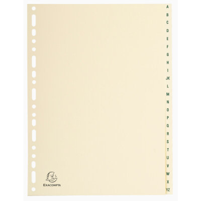 Exacompta Register Karton A4 24-teilig A-Z