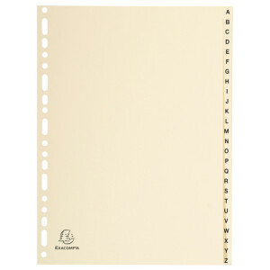 Exacompta Register A4 Karton 26tlg A-Z
