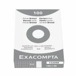Exacompta Karteikarten A6 kariert weiss 100St 3130630132097