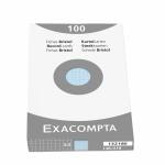 Exacompta Karteikarten A5 kariert blau 100St