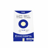 Exacompta Karteikarten A7 blanco gelb 100St