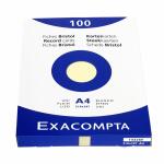 Exacompta Karteikarten A4 blanco gelb 100St