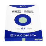 Exacompta Karteikarten A4 blanco grün 100St