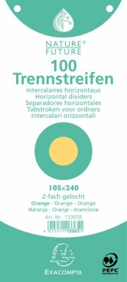 Exacompta Trennstreifen 105x240 orange 100St