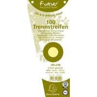 Exacompta Trennstreifen RC trapez gelb 100Stk