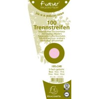 Exacompta Trennstreifen RC trapez rosa 120st