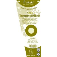 Exacompta Trennstreifen RC trapez grün 100Stk