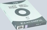Exacompta Karteikarten A7 liniert weiss 100St