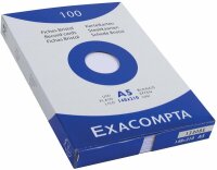 Exacompta Karteikarten A5 liniert weiss 100St
