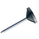 Exacompta Flachkopfnadeln Ø5mm 100St schwarz