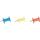 Exacompta Pinwandnadel Push Pins transp 25St