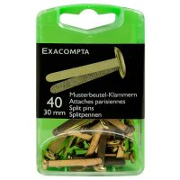Exacompta Musterbeutel-Klammern 30mm 40St