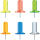 Exacompta Pinwandnadel Papics transpar 25 St