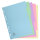 Exacompta Register A4 Recy 5tlg pastel