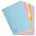 Exacompta Register A4 Recy 10tlg pastel