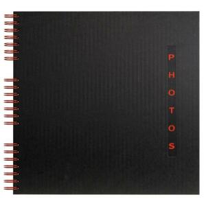 Exacompta Spiralalbum 32X32 Design schwarz