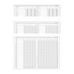 Exacompta Mehrkolonnenheft A4 10Spalten 40Bl