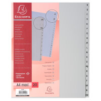 Exacompta Register A4+ 20tlg A-Z PP grau
