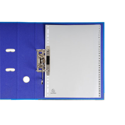 Exacompta Register A4 PP grau 1-31tlg