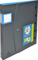 EXA Block Binder aus festem PP 2,8mm mit 4 Ringen 30mm,...
