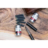 Herbin Tintenroller Metall schwarz
