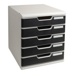Exacompta Modulo A4  lichtgrau/schwarz