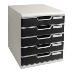 Exacompta Modulo A4  lichtgrau/schwarz