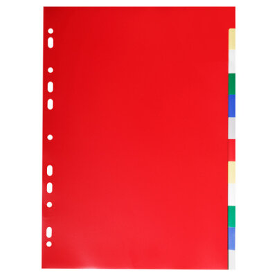 Exacompta Register A4 PP blanco 12tlg
