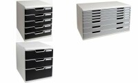 Exacompta Modulo A4  lichtgrau/schwarz
