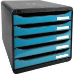 Exacompta BIG-BOX PLUS sw/glossy türkis