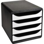 Exacompta BIG-BOX Clc schwarz/glossy weiss