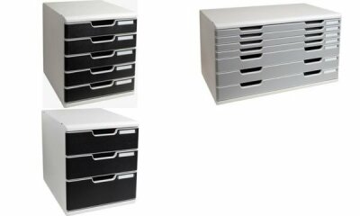 Exacompta Modulo A4 3 Ldn lichtgrau/blau