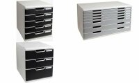 Exacompta Modulo A4 3 Ldn lichtgrau/blau