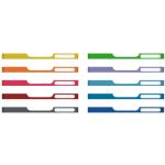 Exacompta Modulo 10 A4 Mi-Frontplat. Fb sort.