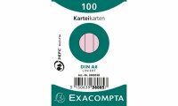 Exacompta NLH Exacompta Karteikarten A8 liniert ro