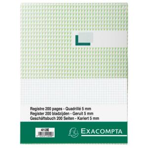 Exacompta Kladde A4 Leinen kariert 100Bl