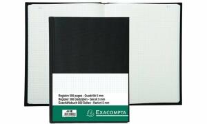 Exacompta Kladde A4 Leinen kariert 250Bl