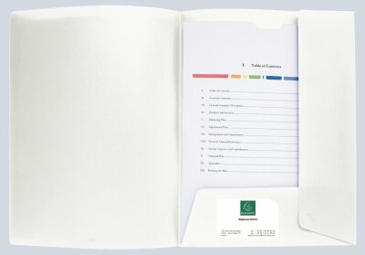 Exacompta Präsentationsmappe KC A4 PP weiss