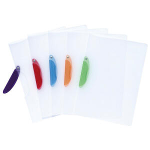 Exacompta Klemmmappe m Clip PP 5farb sort