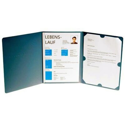 Exacompta Bew-mappe 3tlg 1Kl Leinen bl