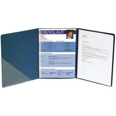 Exacompta Bew-mappe 3tlg 2Kl Hl Lein bl